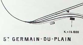 Plan de St-Germain-du-Plain en 1904