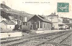 Dépôt et gares de Château-Chinon